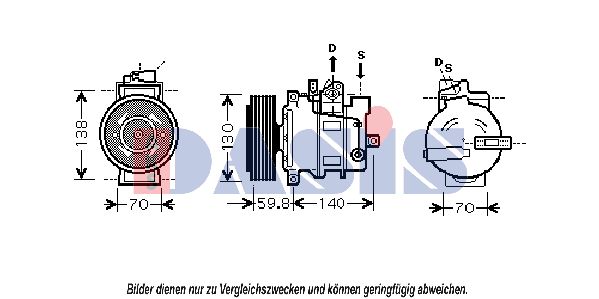 AKS DASIS kompresorius, oro kondicionierius 851798N